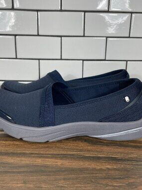 Bzees Lollipop Shoes Womens Size 8 Blue Gray Lightweight Comfort Slip On